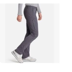 Women's KÜHL Plus Size 8 Short Grey Roll-Up Hiking Pants with Zip Pockets